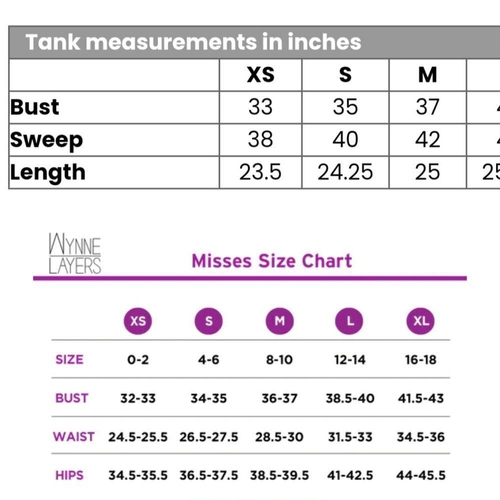 WynneLayers Essential Two-Pack Layering Tanks Woodrose/Burgundy size M - Picture 16 of 16